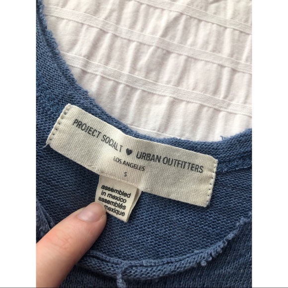 Urban Outfitters Denim Blue Flowy Tank - Picture 3 of 9